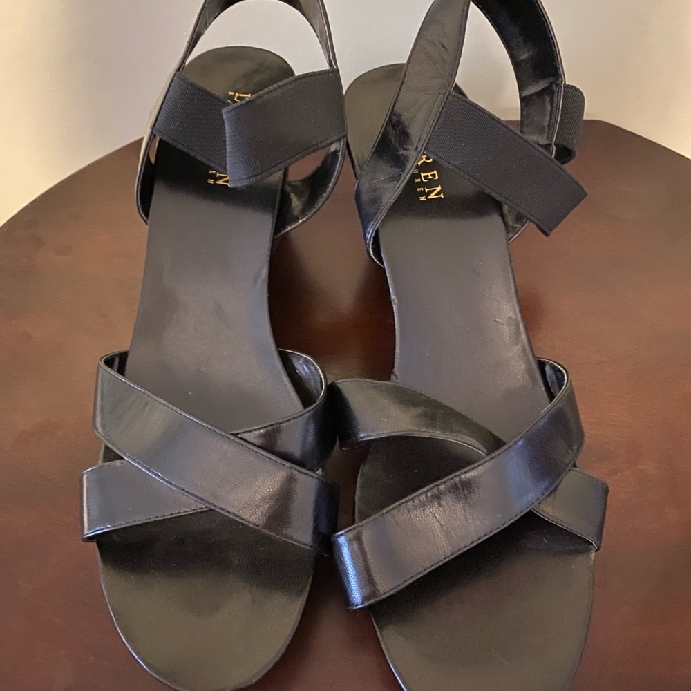 Stappy Black Platform Sandal